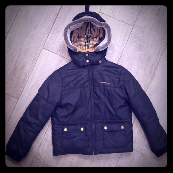 Burberry Other - BURBERRY kids black coat